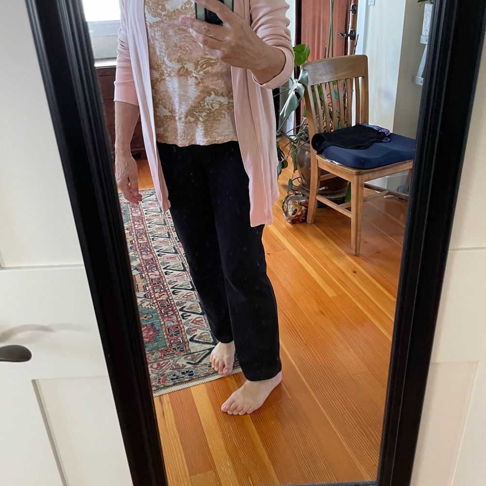 Two piece Talbots top. Very comfortable, the jacket is out of cotton as well.